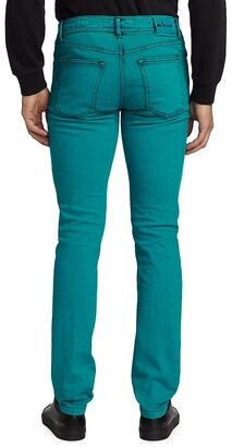 Kiton Solid Slim-Fit Jeans