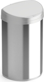 NineStars 21 Gallons Smart Opening Kitchen Trash Can with Lid, Motion Sensor Trash Bin, 80 Liter XL Stainless Steel Garbage Bin Automaticlly Opening,