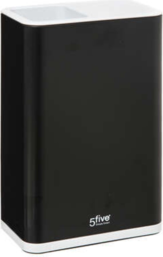 Dunelm Knife Block & Utensil Holder Black ShopStyle Kitchen Tools