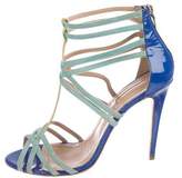 Thumbnail for your product : Aquazzura Suede Ankle-Strap Sandals