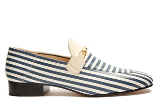 Joseph Striped leather loafers