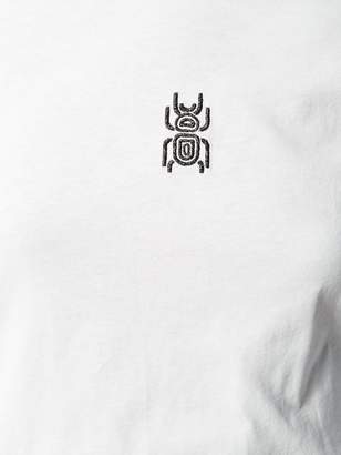 Frankie Morello embroidered scarab T-shirt
