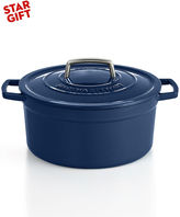 Thumbnail for your product : Martha Stewart Collection Collector's Enameled Cast Iron 6 Qt. Round Cranberry Casserole