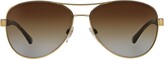 Thumbnail for your product : Burberry Polarized Sunglasses , BE3080 - GOLD LIGHT/BROWN GRADIENT POLAR