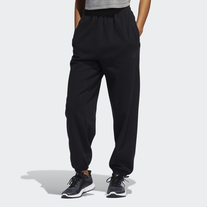 adidas Boyfriend Rib Texture Pants Black XL Womens - ShopStyle