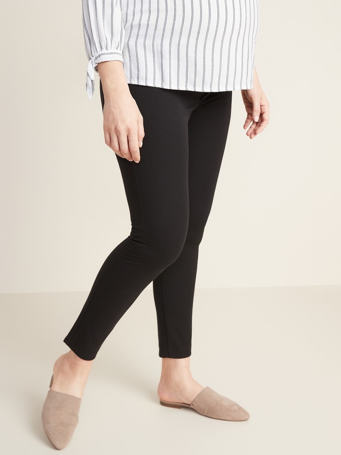 Black M WOMEN FASHION Trousers Print discount 71% Old Navy Leggings 