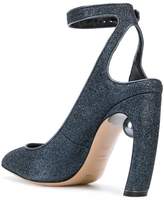 Thumbnail for your product : Nicholas Kirkwood 105mm Lola pearl strap pumps