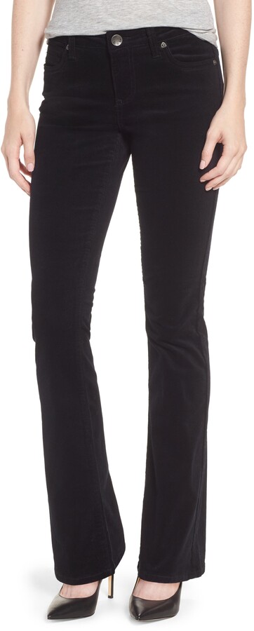 kut from the kloth baby bootcut corduroy jeans