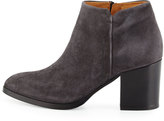 Thumbnail for your product : Alberto Fermani Anzio Suede Ankle Bootie, Gray