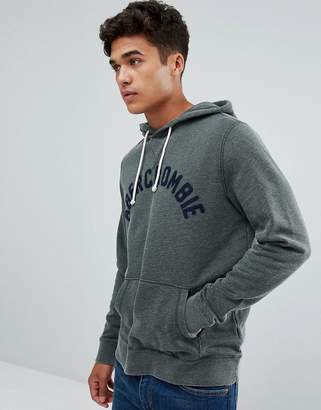 Abercrombie & Fitch Arch Logo Hoodie in Green