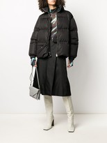 Thumbnail for your product : Prada Logo Plaque Puffer Jacket