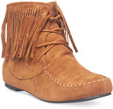 Thumbnail for your product : Wet Seal Fringe Moccasin Booties