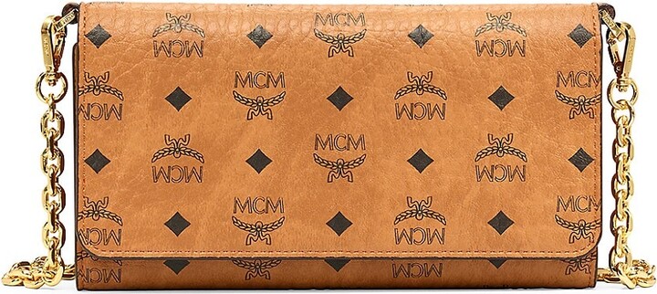 MCM Visetos Medium Original Trifold Wallet