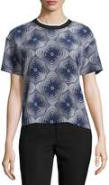 Thumbnail for your product : Opening Ceremony Niko Medallion Silk Top, Ink