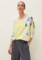Thumbnail for your product : Phase Eight Fenia Floral Fine Knit Jumper
