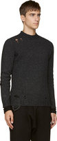 Thumbnail for your product : Diesel Black Distressed K-Amala Sweater