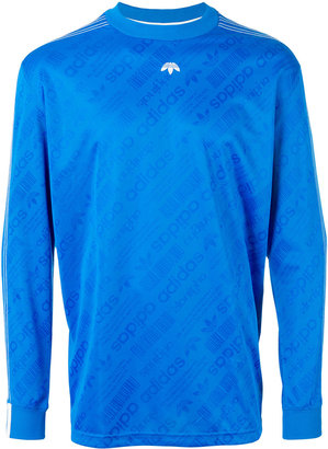 Adidas Originals By Alexander Wang soccer long sleeved T-shirt