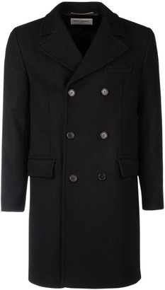 Saint Laurent Double-Breasted Trench Coat