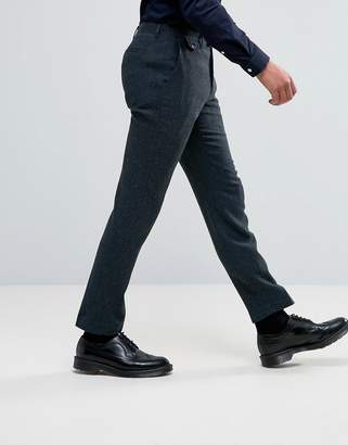 Harry Brown 40% Wool Blend Slim Fit Formal Trousers