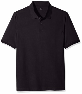 Amazon Essentials Men's Regular-Fit Cotton Pique Polo Shirt Grey X-Small
