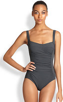Thumbnail for your product : Karla Colletto Swim One-Piece Squareneck Swimsuit