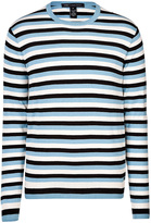 Thumbnail for your product : Marc by Marc Jacobs Silk-Cotton-Cashmere Striped Pullover