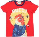 Thumbnail for your product : Gucci Rooster Printed Cotton Jersey T-shirt