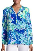 Thumbnail for your product : Lilly Pulitzer Elsa Silk Top