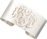 Thumbnail for your product : Moon and Lola Sterling Silver Script Monogram Cuff