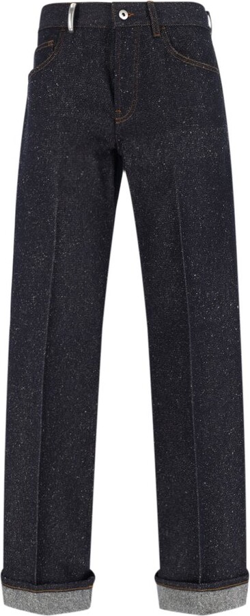 Burberry Glittered Straight-Leg Jeans