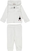 Thumbnail for your product : Moncler Enfant Baby cotton jersey tracksuit