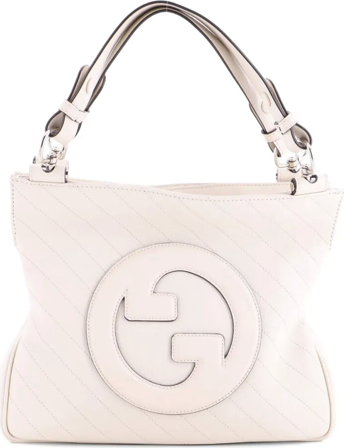 Gucci Pre-Owned Blondie NM Diagonal Quilted Leather Small tote bag