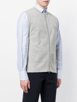Thumbnail for your product : N.Peal Fine Gauge Zipped Waistcoat