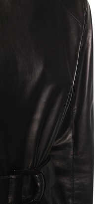 Drome Leather Mini Dress W/ Belt