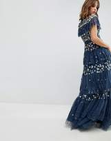 Thumbnail for your product : Needle & Thread Tiered Anglais Gown With Contrast Embroidery