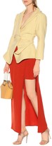 Thumbnail for your product : Jacquemus La Jupe Peron wool-blend maxi skirt
