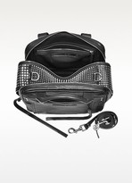 Thumbnail for your product : McQ Black Studded Leather Loveless Medium Duffle Bag