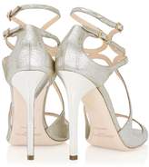 Thumbnail for your product : Jimmy Choo Lance 115 Metallic Sandals