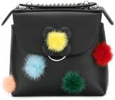 Thumbnail for your product : Fendi pom pom Back to School backpack