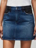 frame denim mini skirt