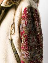 Thumbnail for your product : Moschino embellished sleeve parka coat