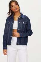 Thumbnail for your product : Next PrettyLittleThing Womens Oversized Denim Jacket Blue Small