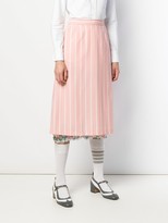 Thumbnail for your product : Thom Browne Striped Flared Skirt