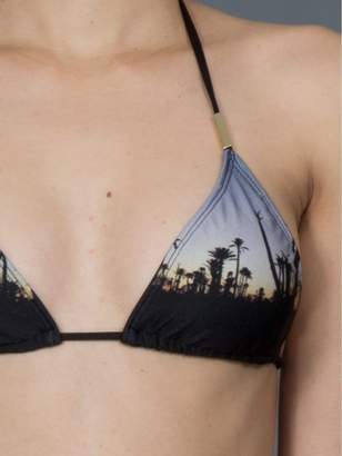 BRIGITTE printed triangle bikini set