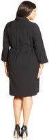 Thumbnail for your product : Jones New York Collection Plus Size Belted Shirtdress