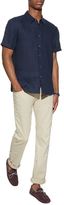 Thumbnail for your product : James Perse Short Sleeve Linen Shirt