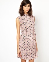 Thumbnail for your product : BZR Veile Rose Print Dress - Multi rose