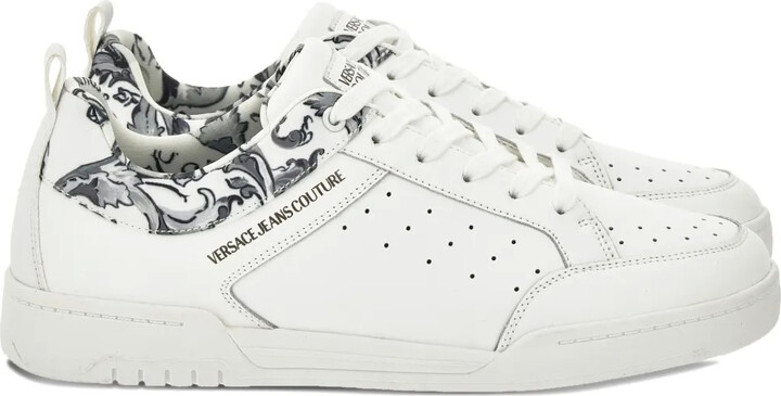 Versace Jeans Couture Barocco-print perforated sneakers
