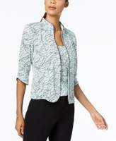Thumbnail for your product : Alex Evenings Petite Jacket and Shell Set