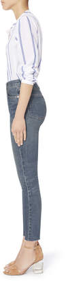 RE/DONE High-Rise Ankle Crop Dark Wash Jeans
